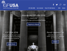 Tablet Screenshot of igf-usa.org